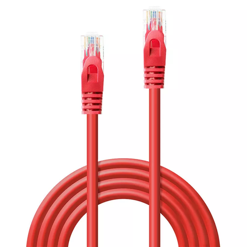 Cavo di rete Lindy 48186 rosso 7,5 m Cat6 U/UTP (UTP)