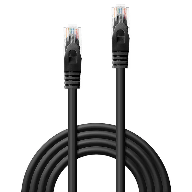 Cavo di rete Lindy 48190 nero 0,3 m Cat6 U/UTP (UTP)
