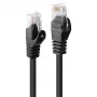 Cavo di rete Lindy RJ45/RJ45 CAT6 1m RJ-45 U/UTP nero