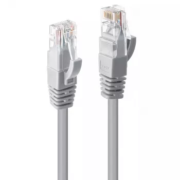 Cavo di rete Lindy 3m Cat.6 U/UTP, grigio