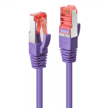 Cavo di rete Lindy RJ45/RJ45 CAT6 2m RJ-45 S/FTP viola