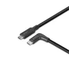 Lindy Cavo USB 3.2 Type-C 1 m, angolare 90°, 10 Gbit/s
