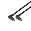 Lindy Cavo USB 3.2 USB-C angolare a USB-C angolare 0,5 m, 10 Gbit/s