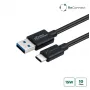 Microconnect ECO-USB3.2CA1 Cavo USB USB 3.2 Gen 2 (3.1 Gen 2) 1 m USB A USB C nero
