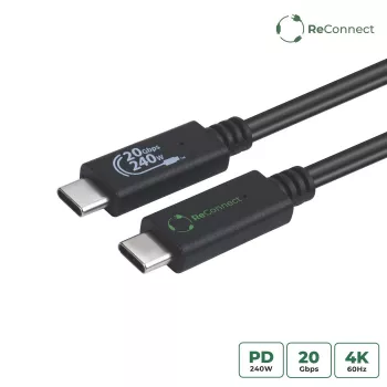 Microconnect ECO-USB3.2CC1.5 Cavo USB USB 3.2 Gen 2x2 1,5 m USB C nero