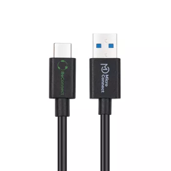 Microconnect ECO-USB3.2CA0.25 Cavo USB USB 3.2 Gen 2 (3.1 Gen 2) 0,25 m USB A USB C nero