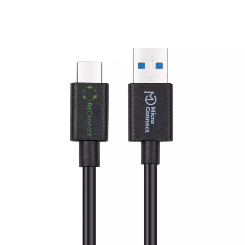Microconnect ECO-USB3.2CA0.25 Cavo USB USB 3.2 Gen 2 (3.1 Gen 2) 0,25 m USB A USB C nero