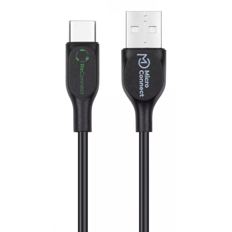 Microconnect ECO-USB3.1CCHAR1B Cavo USB USB 2.0 1 m USB A USB C nero