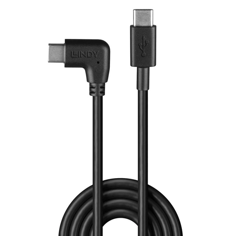 Lindy Cavo USB 2.0 USB-C dritto a USB-C angolare 1 m