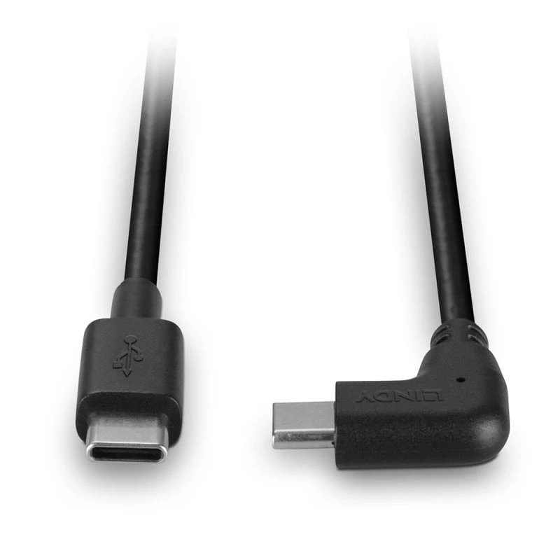 Lindy Cavo USB 2.0 USB-C dritto a USB-C angolare 1 m