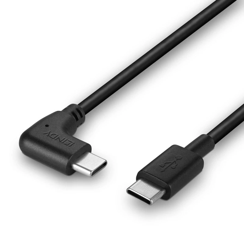 Lindy Cavo USB 2.0 USB-C dritto a USB-C angolare 1 m