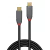 Cavo Lindy 0,5m USB 3.2 Type-C a C, 20Gbit/s, 5A, PD, Anthra Line