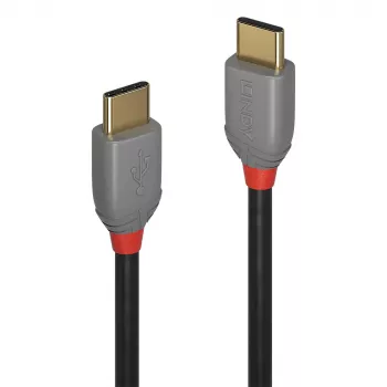 Cavo USB 2.0 Type-C a Type-C Lindy 36870 0,5 m Anthra Line