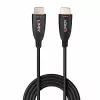 Lindy 38518 cavo HDMI ibrido in fibra ottica 8K60, 100 m, 4K 120 Hz, nero