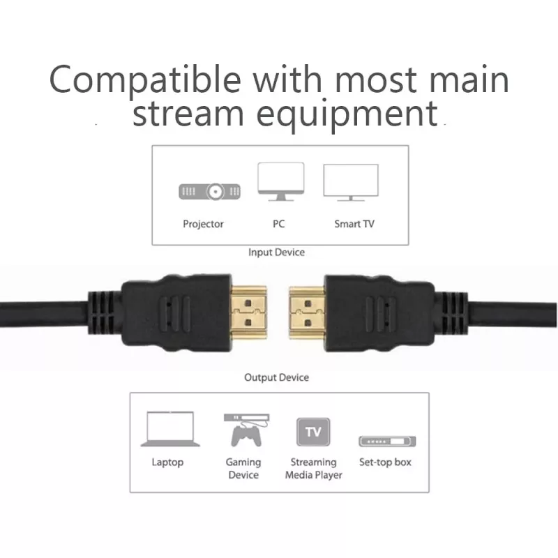 Cavo HDMI Techly ICOC HDMI-4-050NE 5 m HDMI Type-A (standard) nero