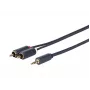 Cavo audio Vivolink PROMJRCA20 20 m 3,5 mm 2 x RCA nero