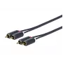 Cavo audio Vivolink PRORCARCA0.5 0,5 m 2 x RCA nero