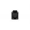 Giunto inline Keystone EQUIP Cat.6A non schermato, RJ-45, formato piatto, nero, 8 pezzi