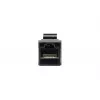 Giunto inline Keystone EQUIP Cat.6A non schermato, RJ-45, formato piatto, nero, 8 pezzi