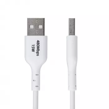 Cavo di ricarica StarTech.com 1 m USB-A a USB-C, ricarica e sincronizzazione, 3A, USB 2.0, guaina TPE – cavo USB di ricarica bianco