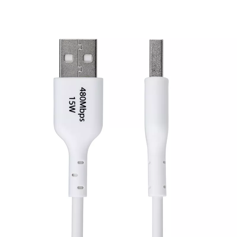 Cavo di ricarica StarTech.com 1 m USB-A a USB-C, ricarica e sincronizzazione, 3A, USB 2.0, guaina TPE – cavo USB di ricarica bianco