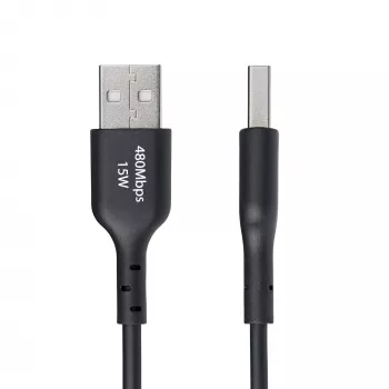 Cavo di ricarica StarTech.com 3ft (1 m) USB-A a USB-C, ricarica e sincronizzazione, 3A, USB 2.0, guaina TPE – cavo USB di ricarica nero
