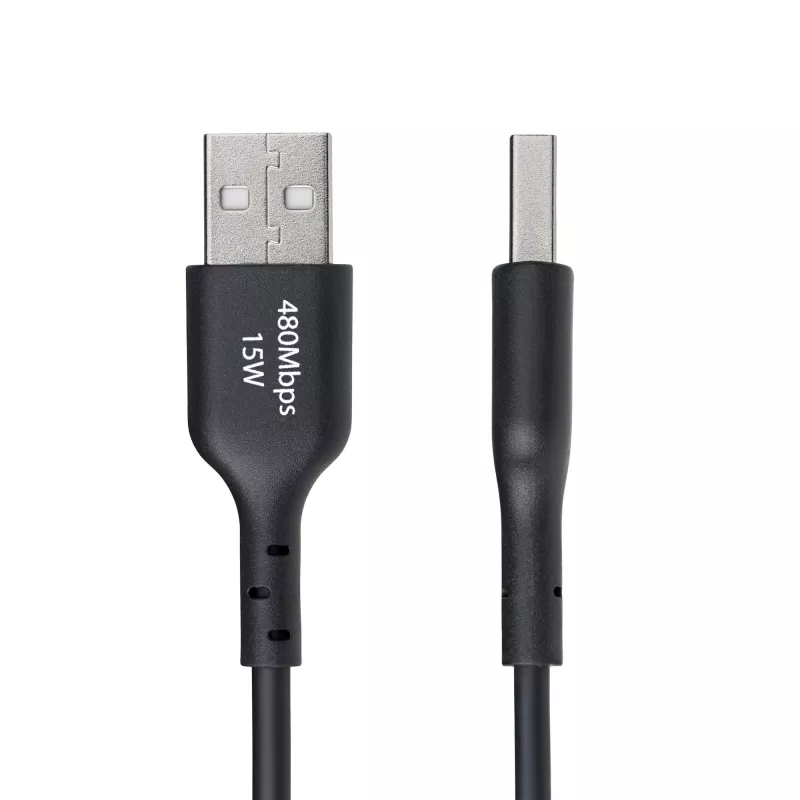 Cavo di ricarica StarTech.com 3ft (1 m) USB-A a USB-C, ricarica e sincronizzazione, 3A, USB 2.0, guaina TPE – cavo USB di ricarica nero