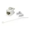 Connettore femmina keystone Cat.6 non schermato LSA Equip, tipo slim, bianco