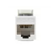 Connettore femmina keystone Cat.6 non schermato LSA Equip, tipo slim, bianco