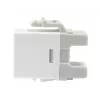 Connettore femmina keystone Cat.6 non schermato LSA Equip, tipo slim, bianco
