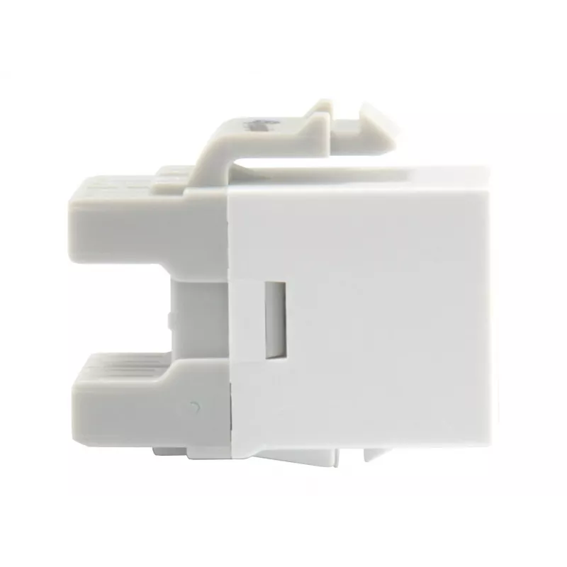 Connettore femmina keystone Cat.6 non schermato LSA Equip, tipo slim, bianco