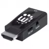 Convertitore Manhattan HDMI a VGA (con audio), 1080p, connettore maschio a femmina, ingresso alimentazione Micro-USB per alimentazione aggiuntiva se necessario, nero, tre anni di garanzia