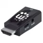 Convertitore Manhattan HDMI a VGA (con audio), 1080p, connettore maschio a femmina, ingresso alimentazione Micro-USB per alimentazione aggiuntiva se necessario, nero, tre anni di garanzia