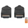 Cavo HDMI con Ethernet Manhattan HDMM1MP 1 m connettore maschio a maschio nero
