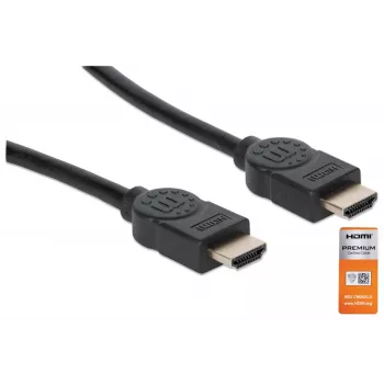 Cavo HDMI connettore maschio a maschio Manhattan HDMM2MP 1,8 m nero