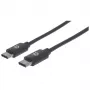 Cavo USB-C Manhattan USB2CC1M 1 m connettore maschio a maschio