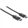 Cavo USB-C Manhattan USB2CC1M 1 m connettore maschio a maschio