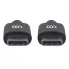 Cavo USB-C Manhattan USB2CC1M 1 m connettore maschio a maschio