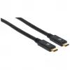 Cavo USB-C Manhattan USB315CC2M 2 m connettore maschio a maschio nero