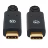 Cavo USB-C Manhattan USB315CC2M 2 m connettore maschio a maschio nero