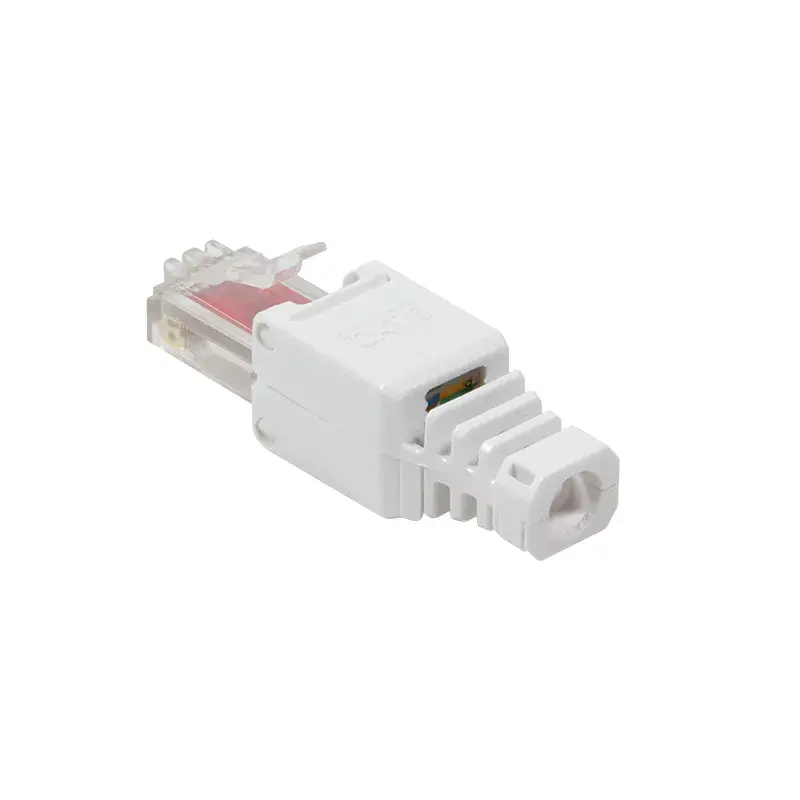 LogiLink MP0025 Connettore modulare RJ45 Cat.6 UTP, senza attrezzi, bianco