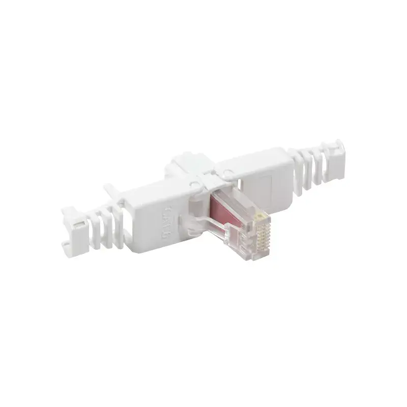 LogiLink MP0025 Connettore modulare RJ45 Cat.6 UTP, senza attrezzi, bianco