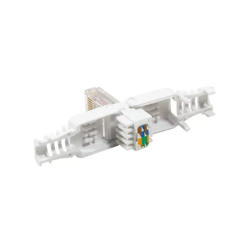 LogiLink MP0025 Connettore modulare RJ45 Cat.6 UTP, senza attrezzi, bianco