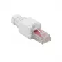 LogiLink MP0025 Connettore modulare RJ45 Cat.6 UTP, senza attrezzi, bianco