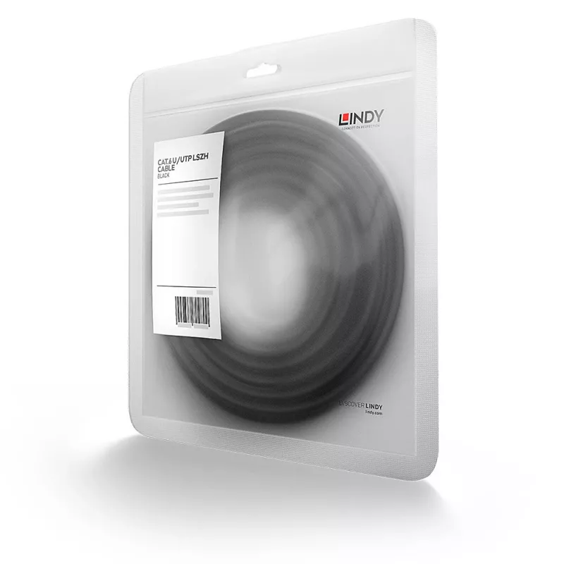Cavo di rete Lindy 45436 nero 7,5 m Cat6 U/UTP (UTP)