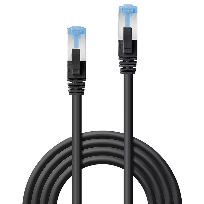 Lindy 47184 Cavo di rete nero 15 m Cat6a S/FTP (S-STP)