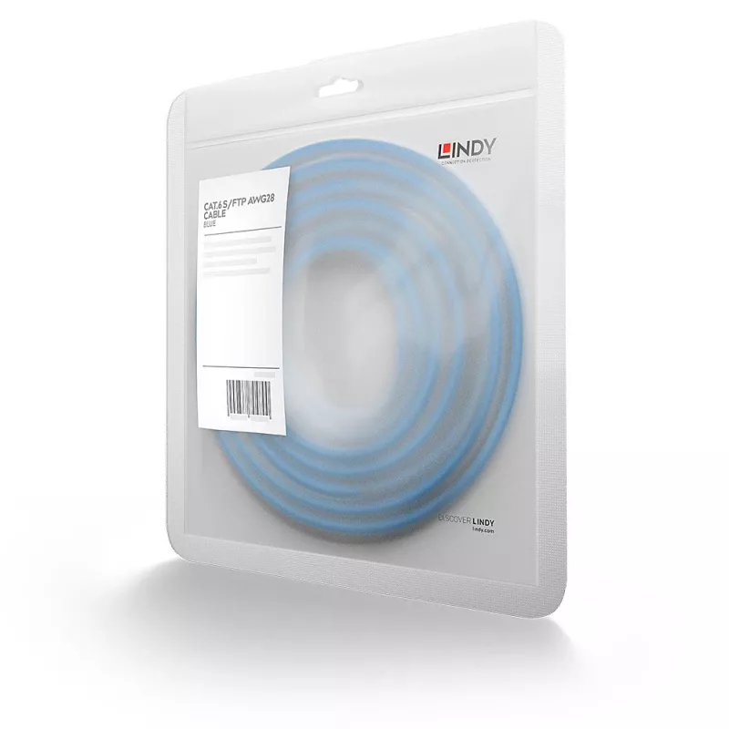 Lindy 47357 cavo patch Cat6 S/FTP, 7,5 m, blu