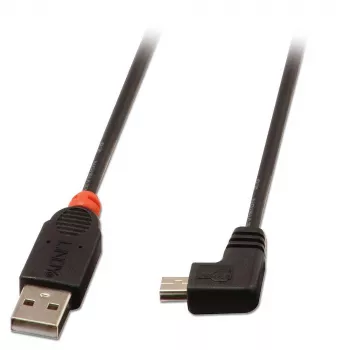 Lindy cavo USB 2.0 Type-A a Mini-B, 2 m, 90° angolare