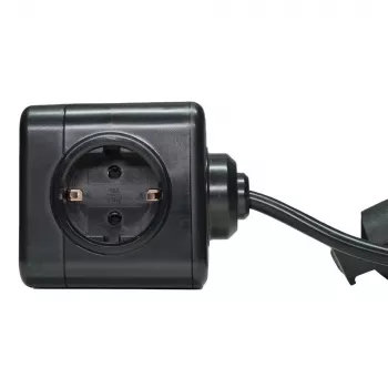 Microconnect GRUCUBE2USB-B3 prolunga elettrica 3 m 3 prese AC per interni nero