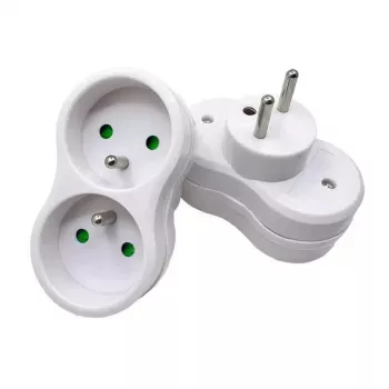 Microconnect spina EU 1+2FRW adattatore di alimentazione MicroConnect